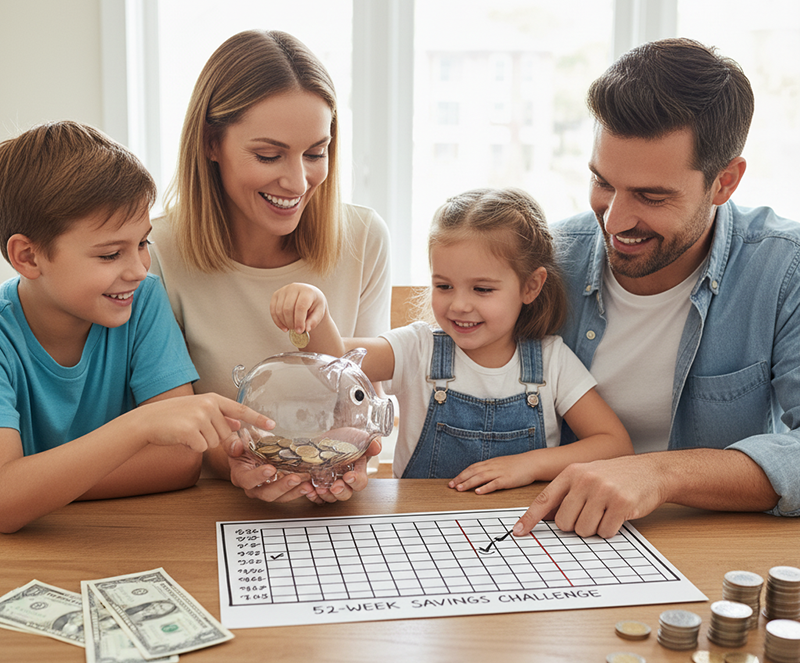 how to save money in 52 weeks